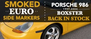 Porsche 986 Boxster Smoked Euro Side Markers