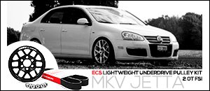 VW Jetta MKV 2.0T FSI Lightweight Underdrive Pulleys