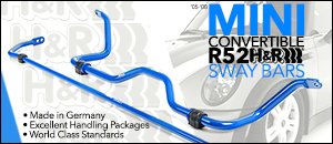 MINI R52 H&R Sway Bars