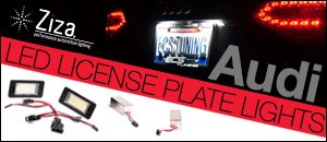 Audi B8 A4 Ziza LED License Plate Lights