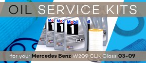 Mercedes Benz W209 CLK Oil Service Kits