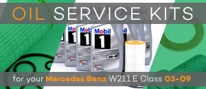 Mercedes Benz W211 E Class Oil Service Kits