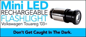Volkswagen Touareg Mini LED Rechargeable Flashlight