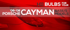 Porsche Cayman H11 High Performance Bulbs
