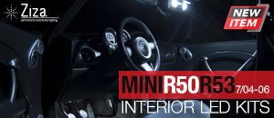 MINI R50 R53 Ziza Interior LED Light Kits