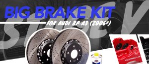 Audi 8P A3 Stage V Big Brake Kit