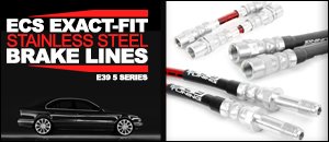 BMW E39 5 Series ECS Tuning Exact-Fit Brake Lines