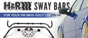 VW MKIV Golf 1.8T H&R Sway Bars