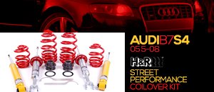 Audi B7 S4 H&R Street Performance Coilover Kit
