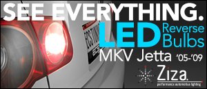 Volkswagen MKV Jetta LED Reverse Light Kit