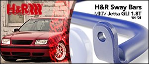 VW MKIV Jetta GLI H&R Sway Bars