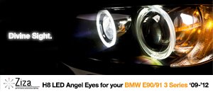 BMW E90/E91 3 Series Ziza LED Angel Eyes