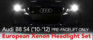 Audi B8 S4 European Xenon Headlight Set