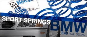 BMW E46 Non-M RWD Sedan H&R Spring Sets