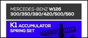 Mercedes-Benz W126 K1 Accumulator Spring Kit