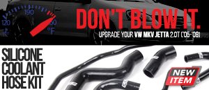 VW MKV Jetta 2.0T ECS Silicone Coolant Hose Kit
