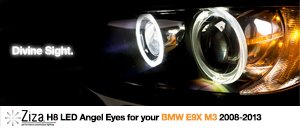 BMW E9X M3 Ziza LED Angel Eyes