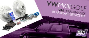 VW MKIII Golf VR6 ECS Performance Brake Service Kit