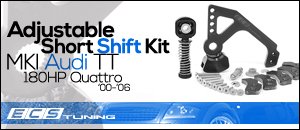 Audi MKI TT 180HP Quattro Adjustable Short Shift Kit