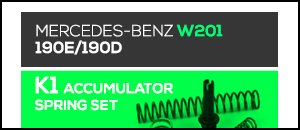 Mercedes-Benz W201 K1 Accumulator Spring Kit