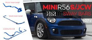 MINI R56 Cooper S JCW H&R Sway Bars