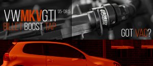 VW MKV GTI ECS Billet Boost Tap