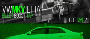 VW MKV 2.0T Jetta Billet Boost Tap