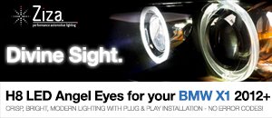 BMW X1 Ziza LED Angel Eye Bulbs