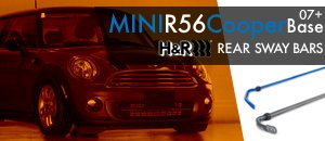 MINI R56 Cooper Base H&R Rear Sway Bars