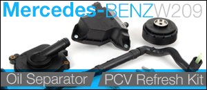 Mercedes W209 CLK350 Oil Separator & PCV Refresh Kit