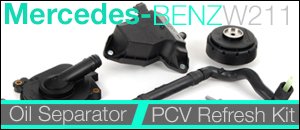 Mercedes-Benz W211 E350 Oil Separator & PCV Refresh Kit