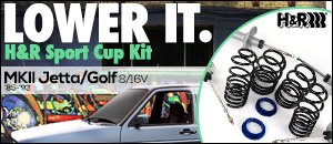 VW MKII Jetta/Golf H&R Sport Cup Kit