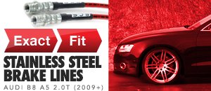 Audi B8 A5 2.0T ECS Exact-Fit Brakelines