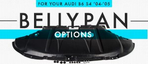 Audi B6 S4 Belly Pan & Installation Hardware Kits