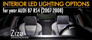 Audi B7 RS4 Ziza Interior LED Lighting Options