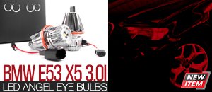 BMW E53 X5 3.0l Ziza LED Angel Eye Bulbs