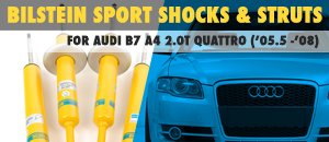 Audi B7 A4 2.0T Quattro Bilstein Sport Shocks & Struts