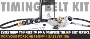 Porsche 924S/944 Timing Belt Service Kit