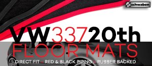 VW MKIV 337/20th Schwaben Floor Mats