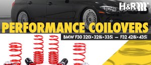 BMW F30/F32 H&R Performance Coilovers