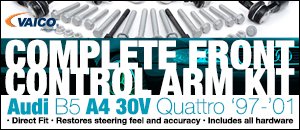 Audi B5 A4 30V Quattro Vaico Front Control Arm Kit
