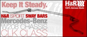 Mercedes-Benz W208 H&R Sport Sway Bars