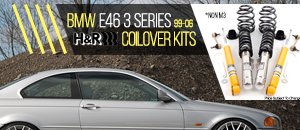 BMW E46 3 Series H&R Coilover Kits