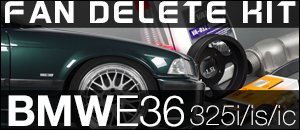 BMW E36 325 Fan Delete Kit
