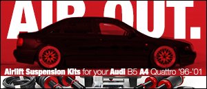 Airlift Suspension Kits Audi B5 A4 Quattro