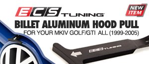 ECS Billet Aluminum Hood Pull MKIV Golf