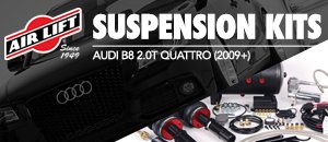 Audi B8 A4 2.0T Quattro Air Lift Suspension Kits