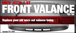 MKIV Jetta 1.8T Front Valance
