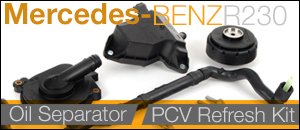 Mercedes-Benz R230 SL550 Oil Separator/PCV Refresh Kit