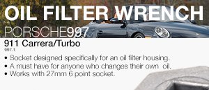 Porsche 997 Carrera/Turbo Oil Filter Wrench